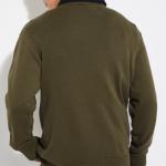 Men’s Textured Knit Sweater – Full Sleeve Winter Wear | Ribbed Crew Neck