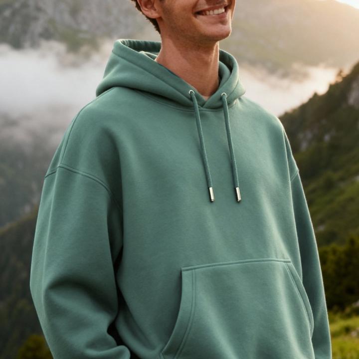 Men’s Heavy Fleece Oversized Hoodie | 400 GSM Premium Winter Wear | Drop-Shoulder Streetwear Hoodie