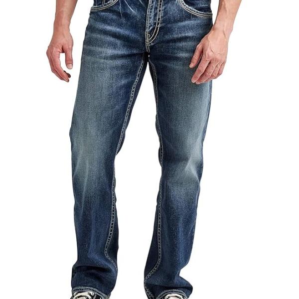 Men’s Premium Straight Fit Jeans – Relaxed Comfort, Zac Bootcut Style