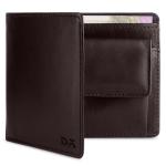 Premium Classic Bifold Wallet for Men – Genuine Leather, Slim Design, 8-Card Capacity, Coin Pocket & Secure Button Closure