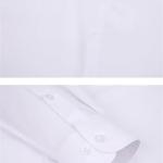 Men’s White Casual Solid Shirt – Premium Cotton, Full Season Wear