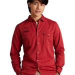 UrbanTraders Men’s Solid Cotton Casual Shirt with Double Flap Pockets – Slim Fit, Full Sleeves (Plus Sizes Available)