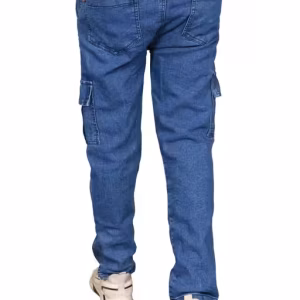UrbanTraders Men’s Solid Denim Jogger Pants | Stretch Tech Comfort | Stylish Cargo Joggers for Gym & Casual Wear