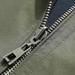 Men’s Lightweight Polyester Bomber Jacket – Solid Color, Regular Fit (J-04-06)