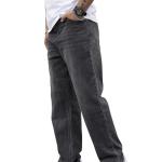 Men’s Straight Fit Mid-Rise Cotton Denim Jeans – Full Length, Casual Wear