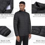 Men’s Premium Nylon Puffer Bomber Jacket – Winter Warm, Water-Resistant, Stylish Casual Biker Hoody
