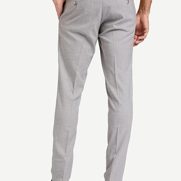 Men’s Premium Stretchable Slim Fit Formal Pants | Poly-Viscose Trousers for Office & Business Wear