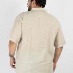 Half Sleeve Linen White Shirt for Men – Timeless Classic | Lightweight & Breathable | Casual & Semi-Formal Wear