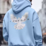 Men’s & Unisex Printed Fleece Hoodie | Warm Cotton Sweatshirt | Round Neck | Funky Design